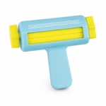 Blue paper crimper shown alone against a clean white background