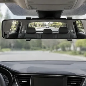 Clip-On Wide Angle Rearview Mirror Guide for Daily Driving, Parking and Road Trips