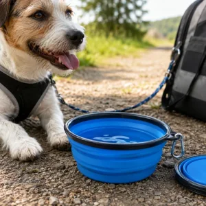 Collapsible Pet Travel Bowl Guide for Walks, Car Rides and Short Trips