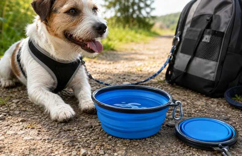 Collapsible Pet Travel Bowl Guide for Walks, Car Rides and Short Trips