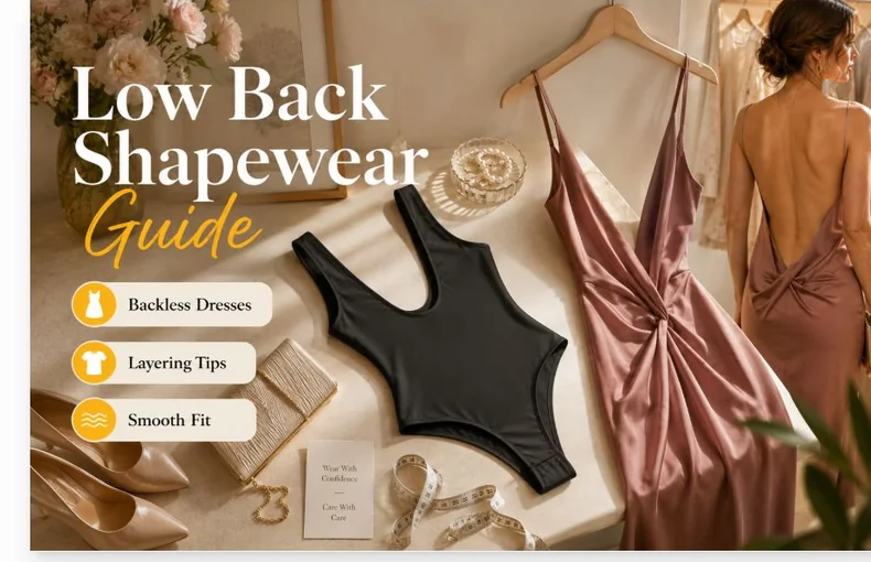 Low-Back-Shapewear-Body: Ratgeber für rückenfreie Kleider, Hochzeit und Layering