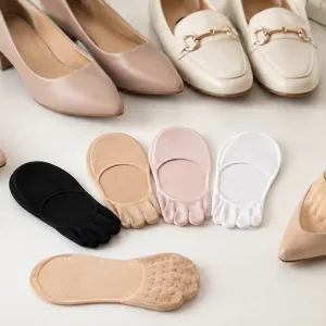 Guia de calcetines invisibles de antepie para flats, tacones y zapatos de verano