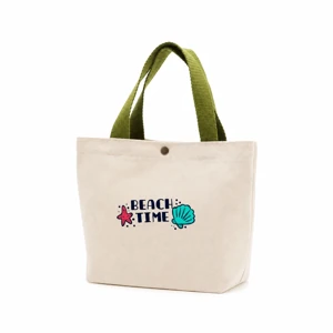 Dazzle Summer Print Mini Canvas Tote Bag