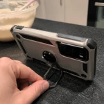 Stoßfeste Oppo A16 A74 Reno 6 Armor-Hülle mit 360°-Ringständer