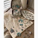 Boho Turquoise-Style Schmuckset für Damen für den Alltag