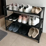 3-Tier Stackable Shoe Rack for Entryway & Closet Storage