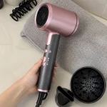 Professional 2400W Foldable Ionic Hair Dryer with Diffuser