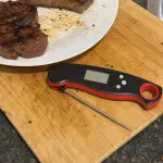 Faltbares digitales Fleischthermometer für BBQ Braten und Backen für den Alltag
