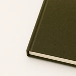 A5 Guided Journal with Olive Green Cloth Cover