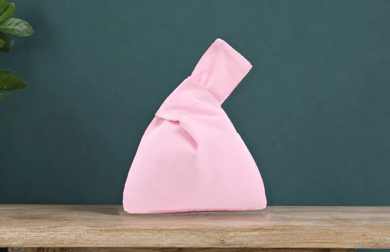Bolsa japonesa de nó: medidas, abertura e cores