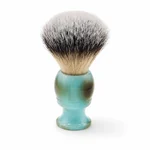 Brocha Azul cielo con mango de resina turquesa
