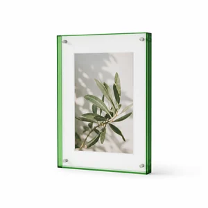 JINDA Color-Edge Acrylic Photo Frame with Printed Photo