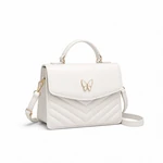 Mini borsa trapuntata in PU con farfalla