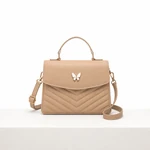 Mini borsa trapuntata in PU con farfalla