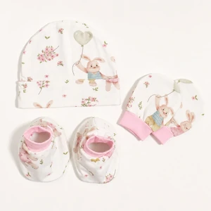 Conjunto Lionbear de gorro, manoplas y patucos