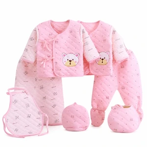 Set de ropa de algodón Avery Katrine para bebé, 16 piezas