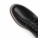 Scarpe in pelle con lacci – Nero e Marrone