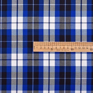 Plaid Polyester Sewing Fabric – 2 m × 150 cm