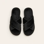 Women’s Plush Cross-Strap Slippers – Seven Colors
