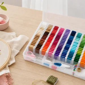 100-Color Embroidery Floss Organizer Kit for Cross Stitch: Buying Guide