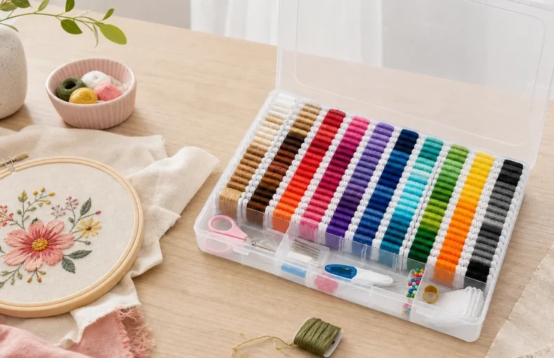Stickgarn-Organizer-Set mit 100 Farben für Kreuzstich: Kaufguide