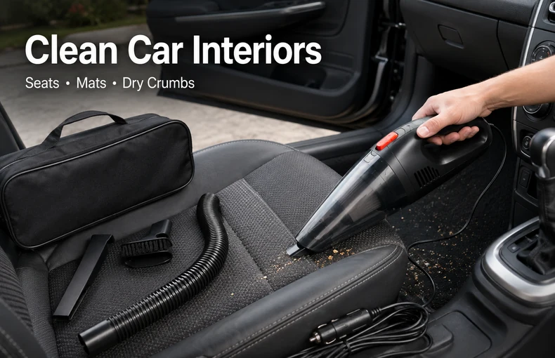 12V Car Vacuum Cleaner Guide for Seats, Mats and Daily Interior Cleaning