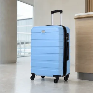 Maleta ABS de 20 pulgadas: carcasa, ruedas y organización