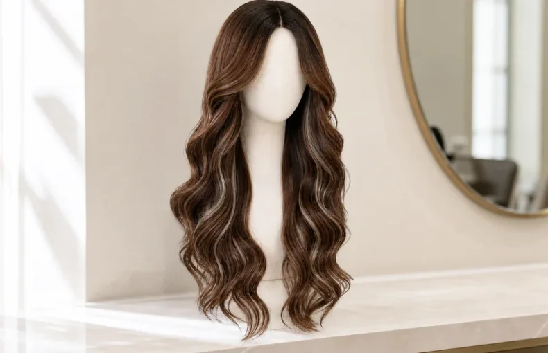 Choisir une perruque synthétique lace front de 24 pouces : bonnet, T-part et teinte