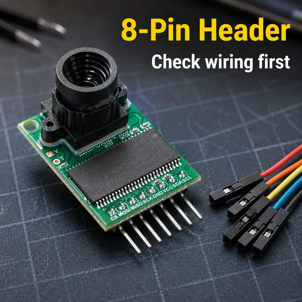 Größen- oder Nutzungsdetail für 2MP SPI-Kameramodul für Mikrocontroller-Entwicklung für den Alltag