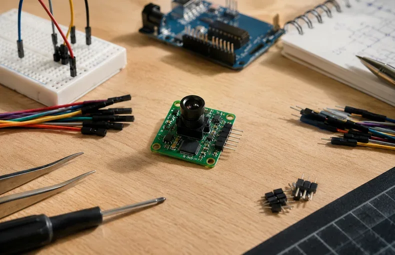 2MP SPI Camera Module Guide for Microcontroller Projects, Wiring and Image-Capture Setup