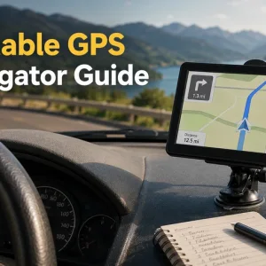 Guide GPS portable 7 pouces pour voitures anciennes, trajets et road trips