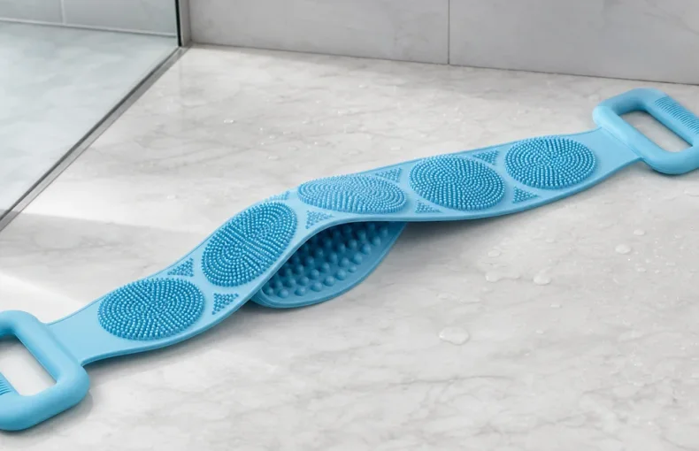 Esfregador de Costas Silicone 70 cm: Alcance, Textura e Limpeza