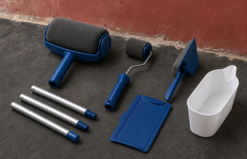 Como usar um kit de rolos de 8 peças em bordas e cantos