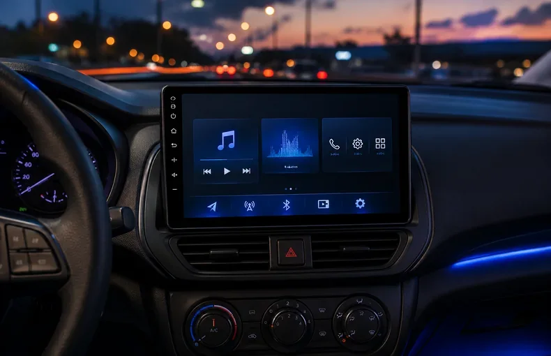 Guia tela multimidia carro 9 polegadas com DSP e USB
