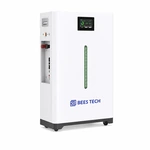 White BEES TECH LiFePO4 home energy storage battery, pictured 16kWh example on a white background