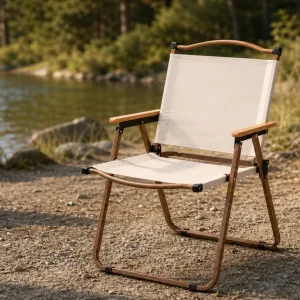 Chaise de Camping Pliante Beige: Tailles, Materiaux et Usage Exterieur