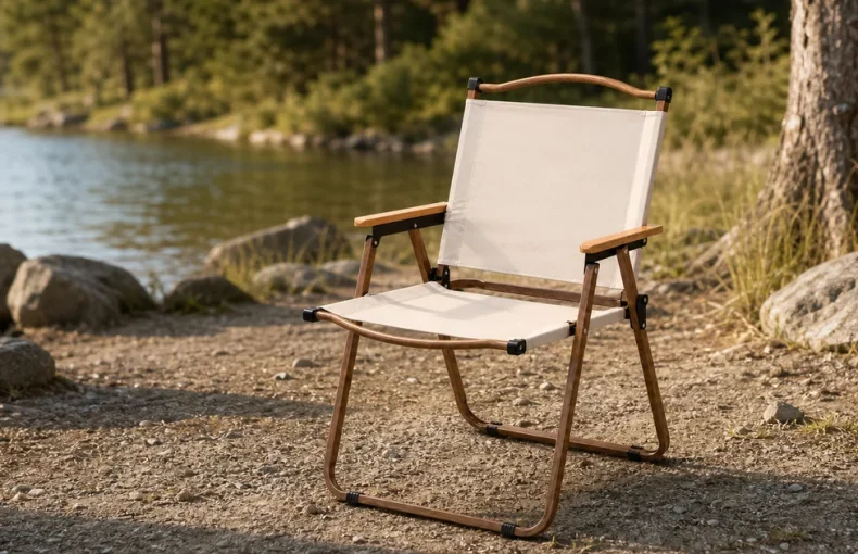 Chaise de Camping Pliante Beige: Tailles, Materiaux et Usage Exterieur