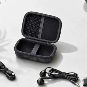 Camouflage Travel Cable Organizer Case with Mesh Pocket: Packing Guide