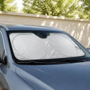 Foldable Car Windshield Sunshade for Hot Weather Parking