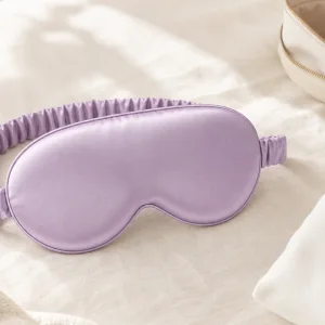 Masque de Sommeil en Soie Contour avec Bande Elastique: Fit et Voyage