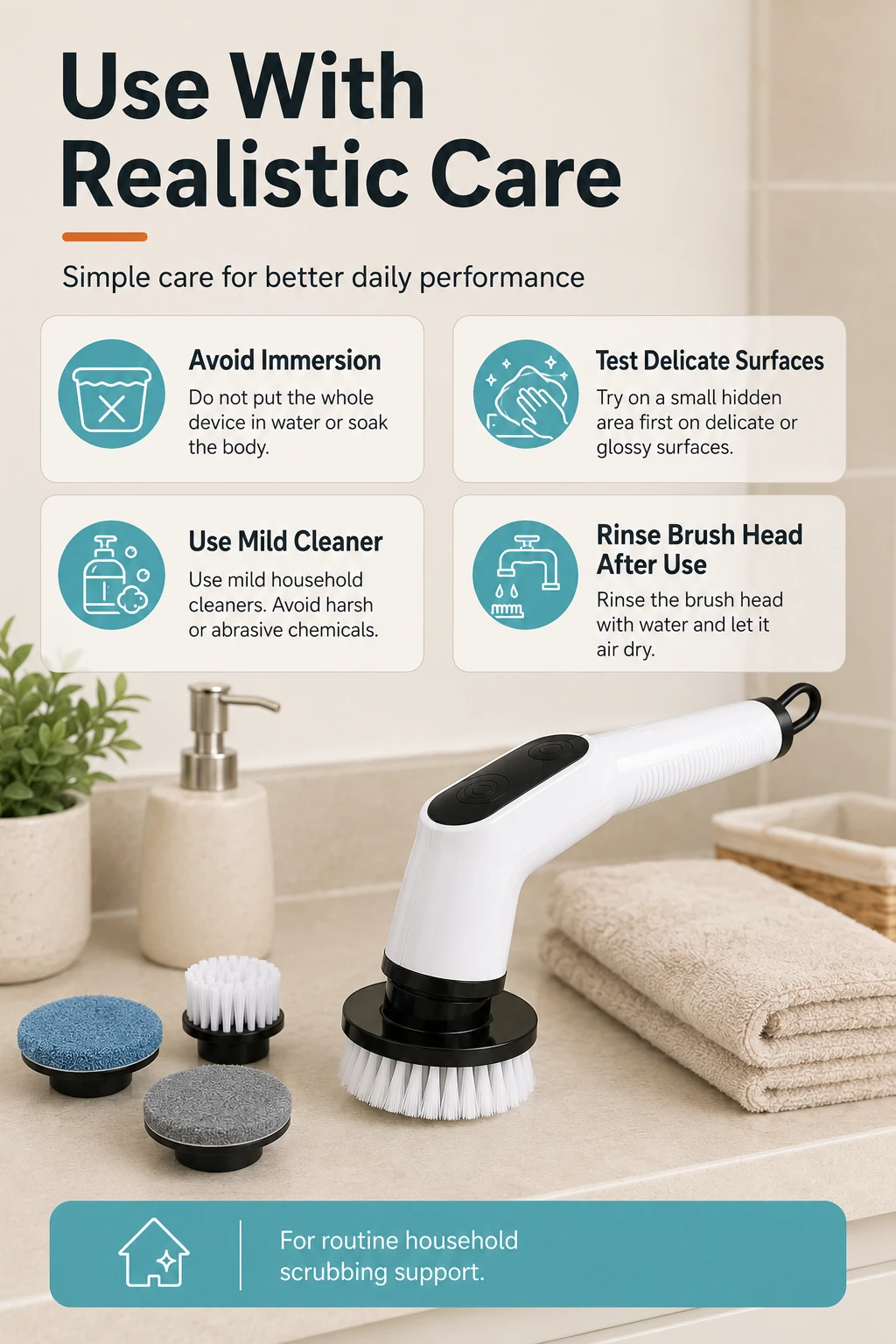 Conseils d’entretien pour utiliser la brosse électrique sur les surfaces