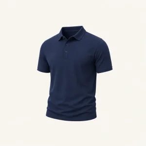 Herren Sommer-Poloshirt aus Baumwollmischung für laessige Outfits