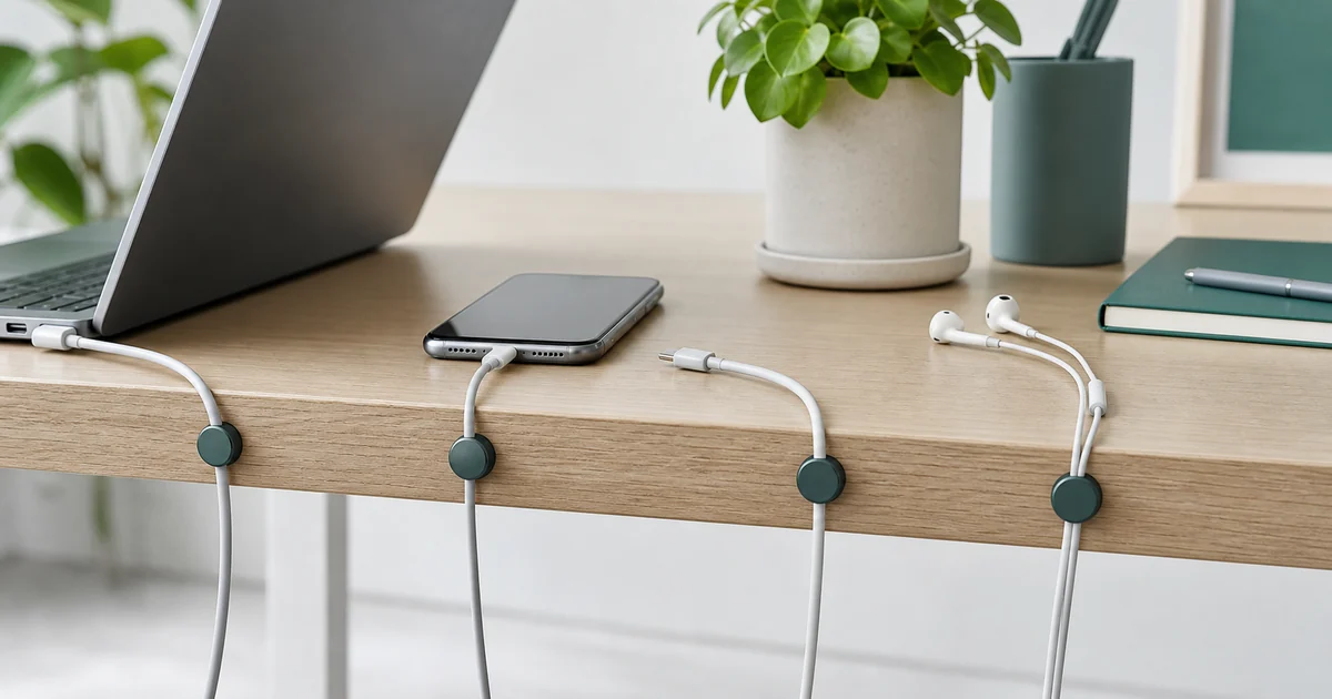 Desk Cable Management Guide for a Cleaner Charging Setup