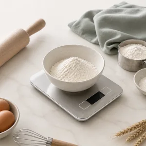 Bascula Digital de Cocina de Acero para Reposteria y Meal Prep
