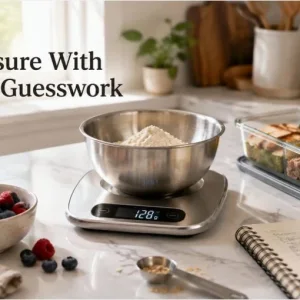 Digital Kitchen Scale Guide for Baking, Meal Prep and Small Kitchens