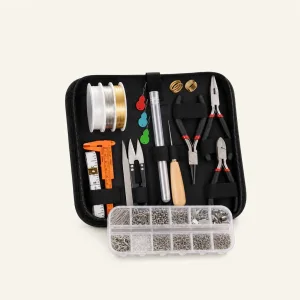 DIY-Schmuckreparatur-Set mit Reißverschlussetui