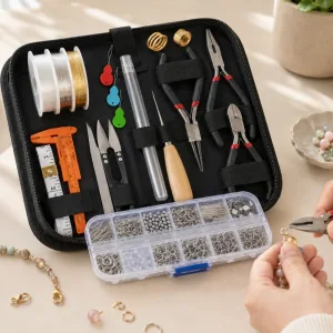 Guida kit riparazione gioielli fai da te per chiusure, perline e principianti