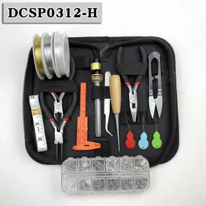 Kit DIY para reparo de joias com estojo com zíper