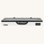 Partial upper-front view of the printer lid and viewing window