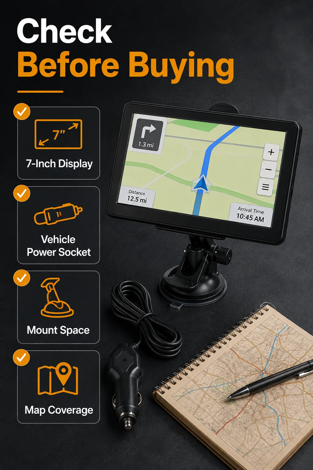 Checklist antes de comprar um GPS de 7 polegadas